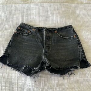 Levi is 501 denim cut off shorts
